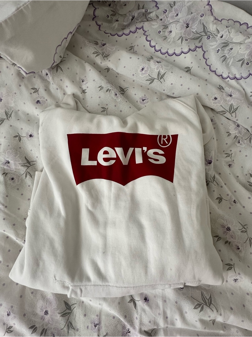 Levi's Kids White Tee with Red Logo